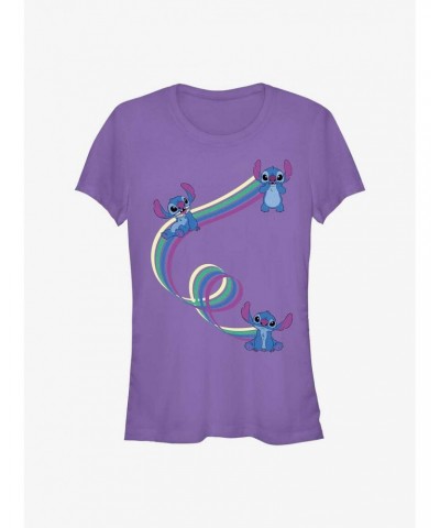 Disney Lilo & Stitch Ribbon Stitches Girls T-Shirt $8.37 T-Shirts