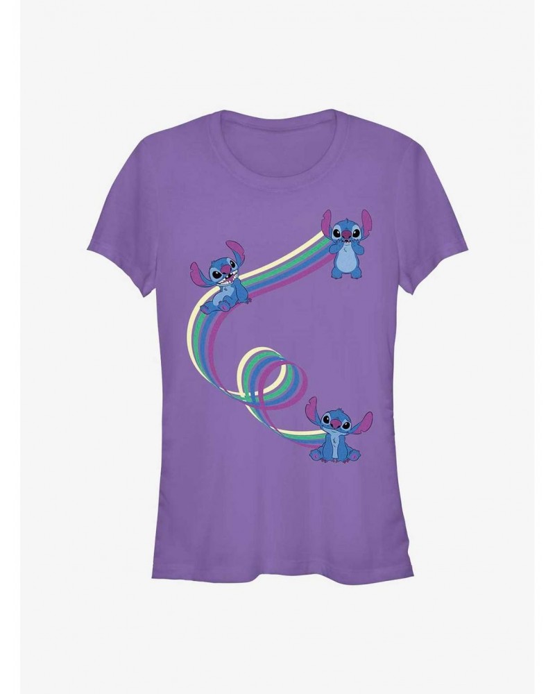 Disney Lilo & Stitch Ribbon Stitches Girls T-Shirt $8.37 T-Shirts