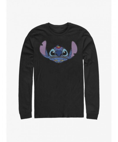 Disney Lilo & Stitch Sugar Skull Stitch Long-Sleeve T-Shirt $12.11 T-Shirts