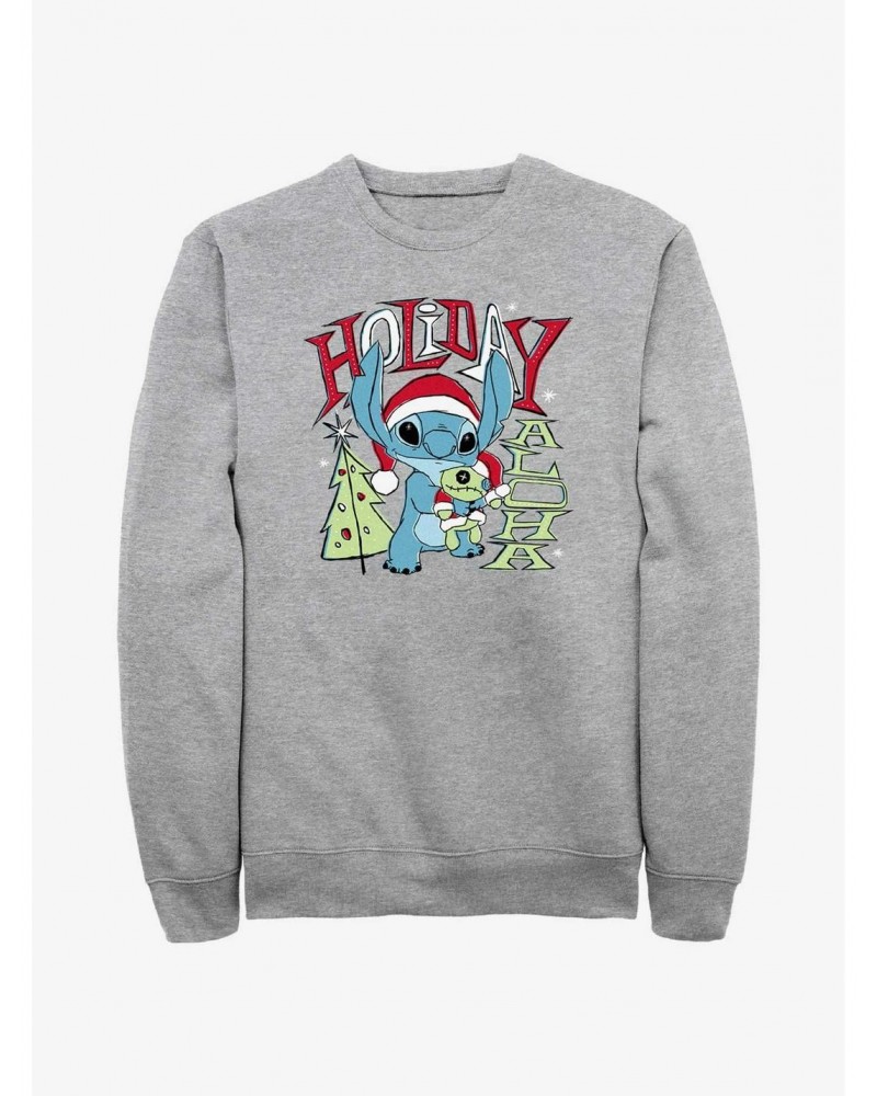 Disney Lilo & Stitch Holiday Aloha Sweatshirt $10.33 Sweatshirts