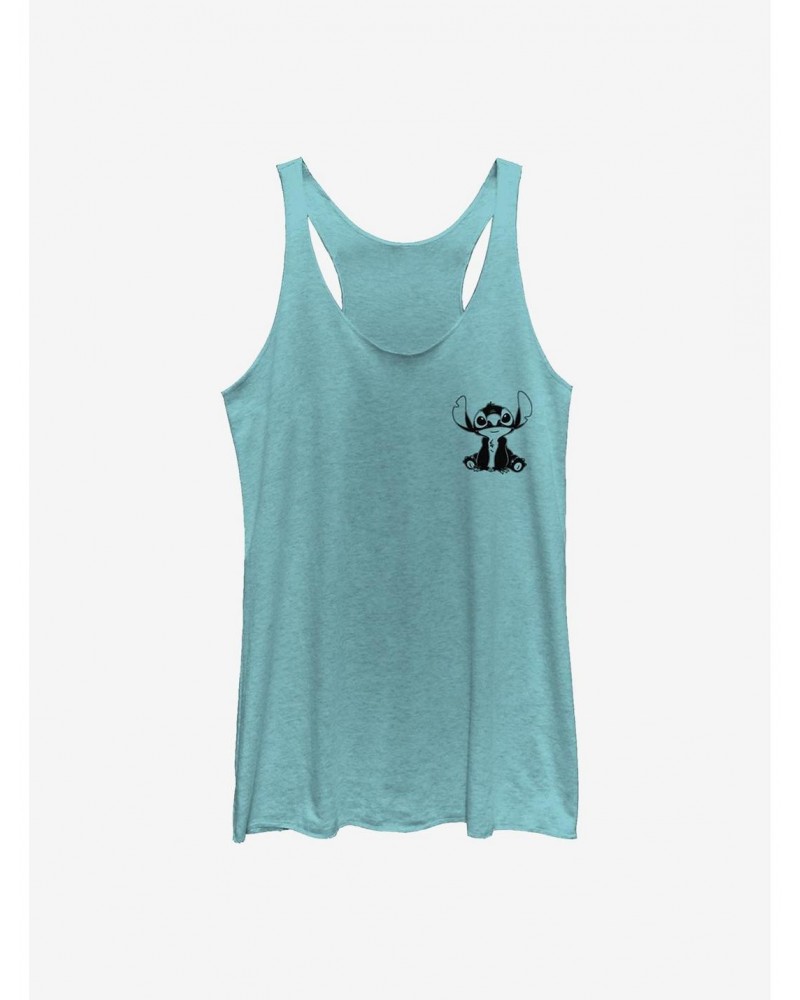 Disney Lilo & Stitch Vintage Lined Stitch Girls Tank $8.29 Tanks