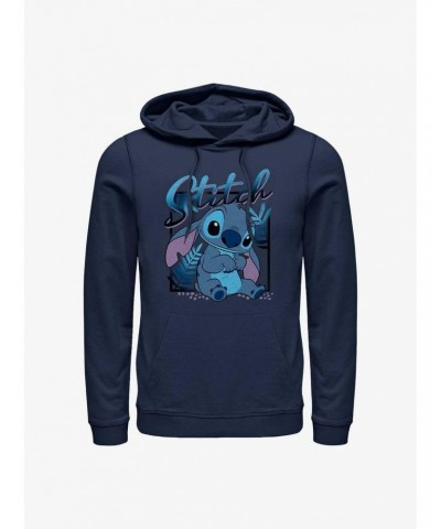 Disney Lilo & Stitch Blue Boy Hoodie $14.37 Hoodies