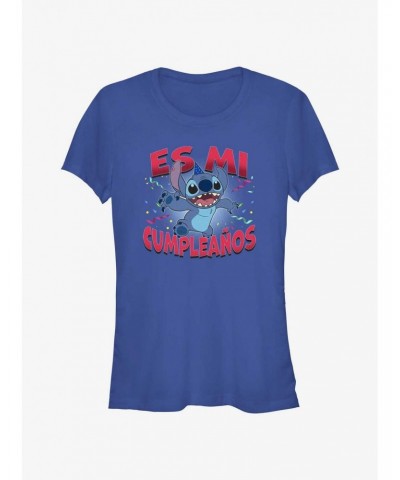 Disney Lilo & Stitch Spanish It's My Birthday Girls T-Shirt $5.98 T-Shirts