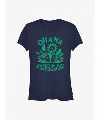 Disney Lilo & Stitch Ohana Girls T-Shirt $7.57 T-Shirts