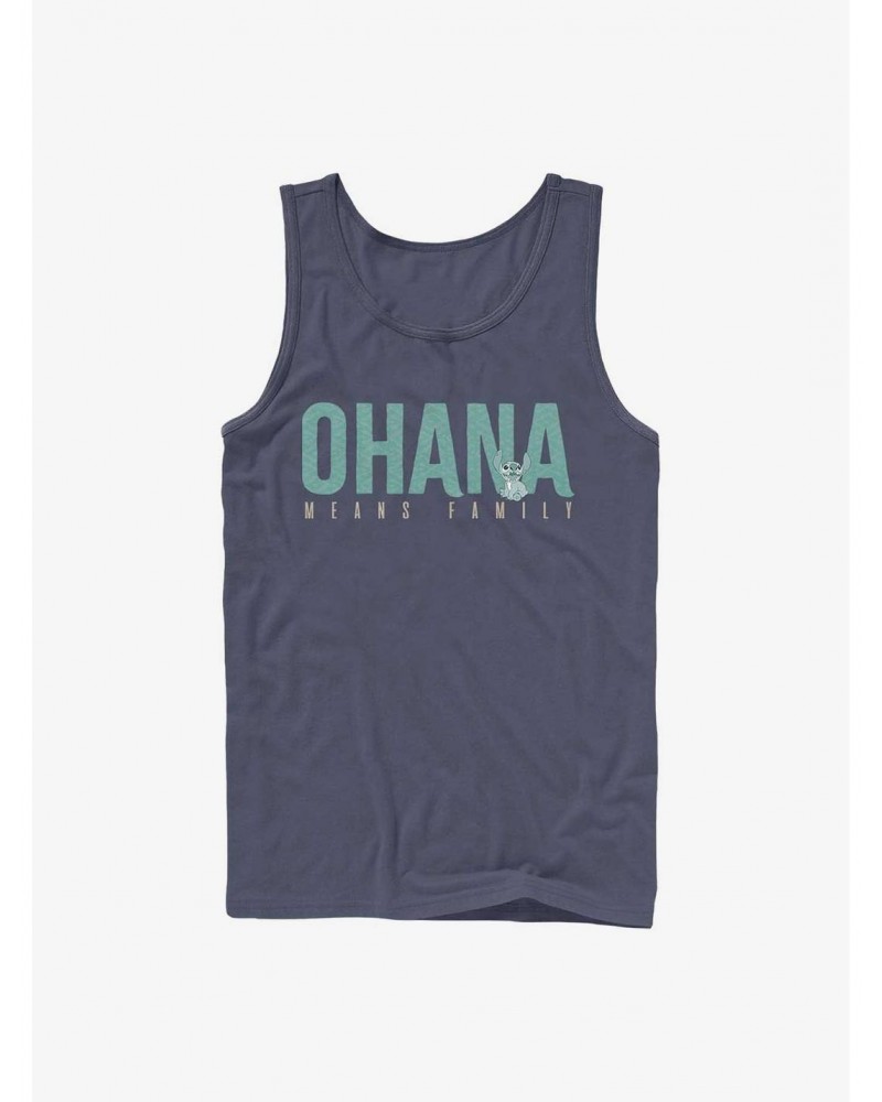 Disney Lilo & Stitch Ohana Bold Tank $9.56 Tanks