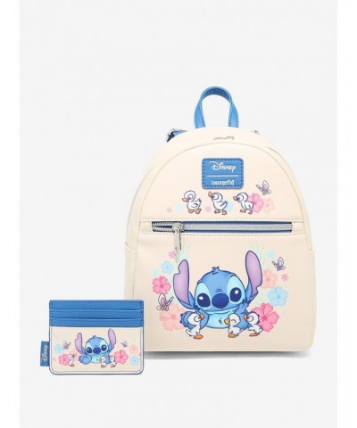 Loungefly Disney Lilo & Stitch Stitch With Ducks Mini Backpack $22.51 Backpacks