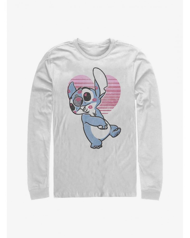 Disney Lilo & Stitch Kissy Faced Long-Sleeve T-Shirt $11.58 T-Shirts