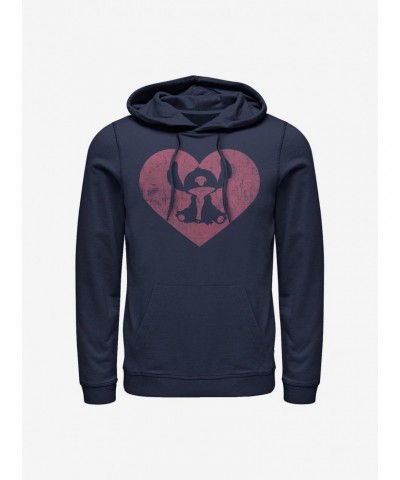 Disney Lilo & Stitch Heart Hoodie $16.88 Hoodies