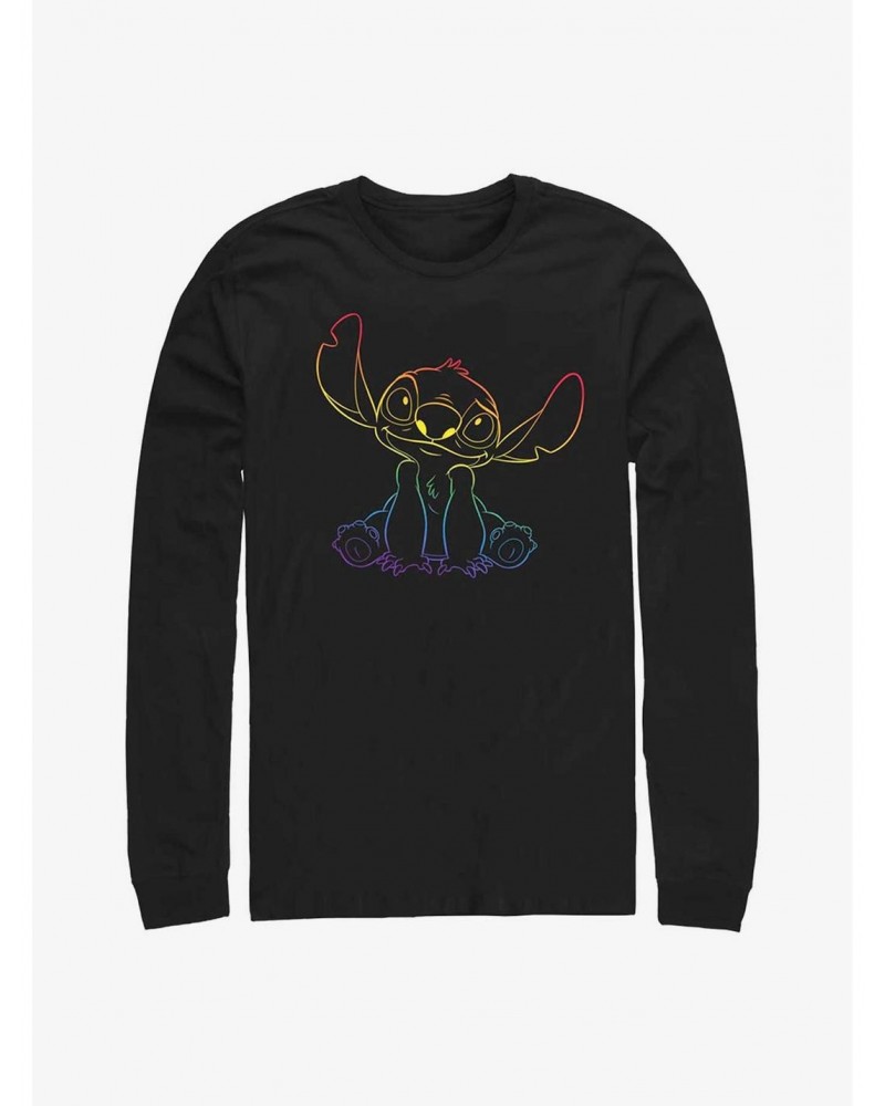 Disney Lilo & Stitch Pride Stitch Long Sleeve T-Shirt $10.00 T-Shirts