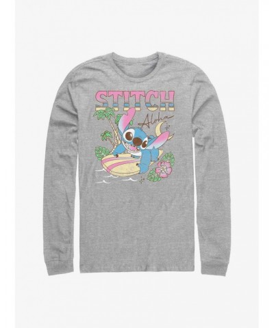 Disney Lilo & Stitch Aloha Stitch Long-Sleeve T-Shirt $11.32 T-Shirts