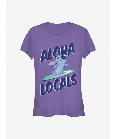 Disney Lilo & Stitch Aloha Locals Stitch Girls T-Shirt $9.36 T-Shirts