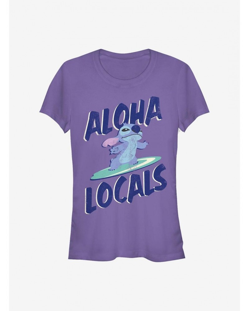 Disney Lilo & Stitch Aloha Locals Stitch Girls T-Shirt $9.36 T-Shirts