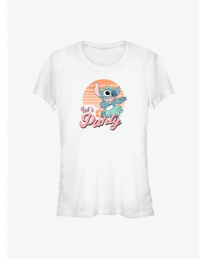 Disney Lilo & Stitch Let's Party Girls T-Shirt $7.57 T-Shirts