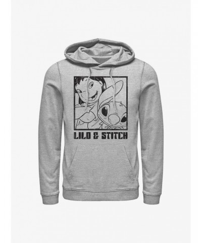 Disney Lilo & Stitch Photo Shot Snap Hoodie $13.29 Hoodies