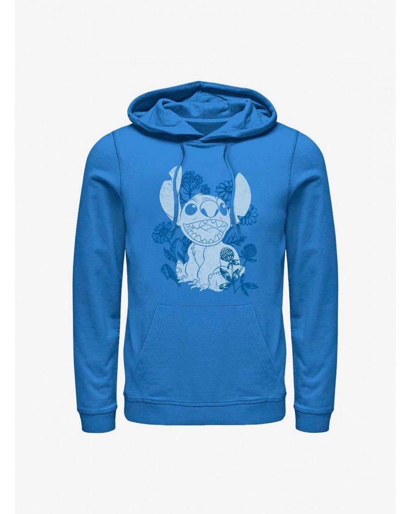 Disney Lilo & Stitch Floral Sketch Hoodie $11.49 Hoodies