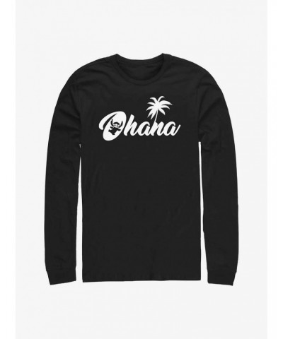 Disney Lilo & Stitch Ohana Long Sleeve T-Shirt $8.42 T-Shirts