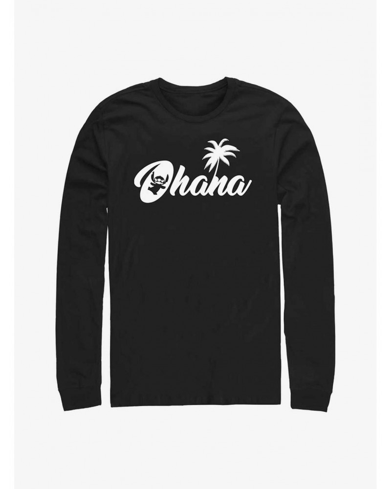 Disney Lilo & Stitch Ohana Long Sleeve T-Shirt $8.42 T-Shirts