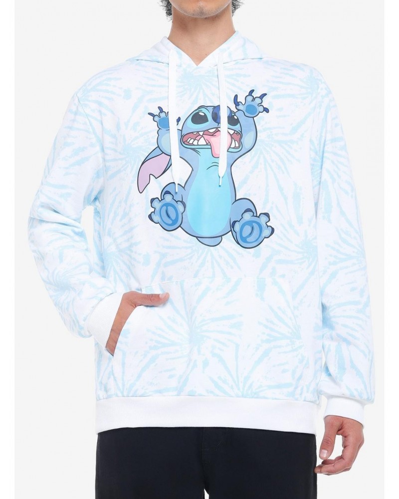 Disney Lilo & Stitch Climbing Tie-Dye Hoodie $14.01 Hoodies