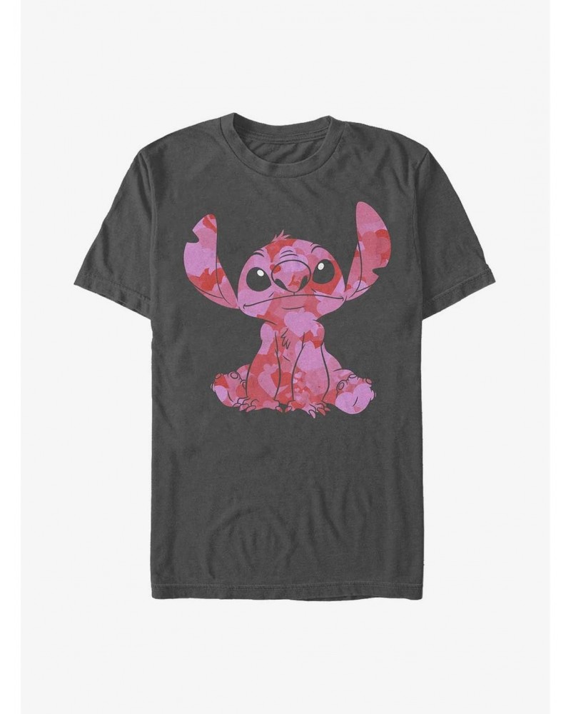 Disney Lilo & Stitch Heart Fill T-Shirt $8.41 T-Shirts