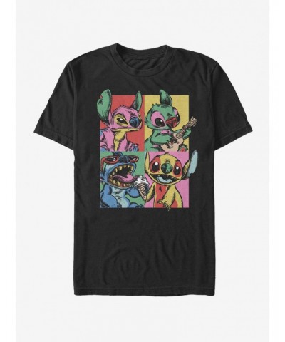 Disney Lilo & Stitch Grunge Stitch T-Shirt $7.46 T-Shirts