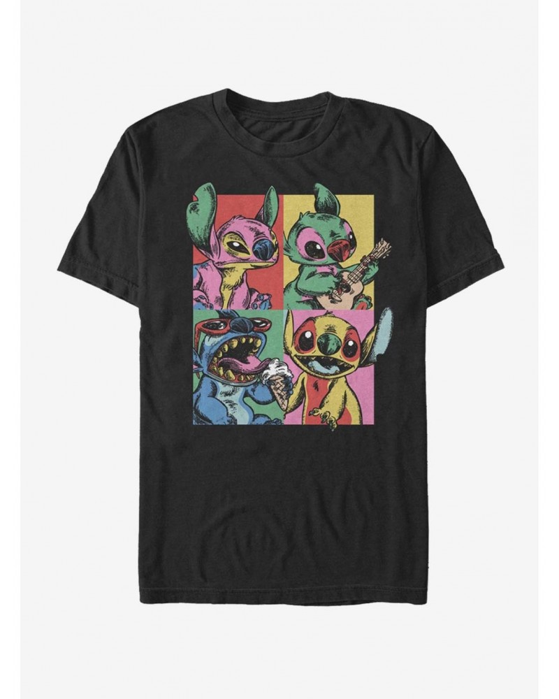 Disney Lilo & Stitch Grunge Stitch T-Shirt $7.46 T-Shirts