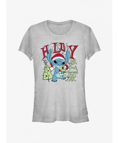 Disney Lilo & Stitch Holiday Aloha Girls T-Shirt $9.76 T-Shirts