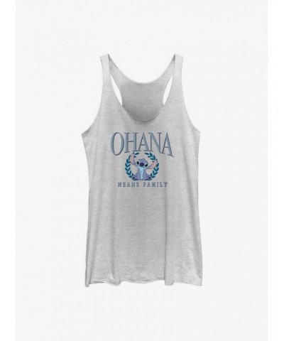 Dsny Lilo Stch Stitch Collegiate Girls Raw Edge Tank $9.53 Tanks