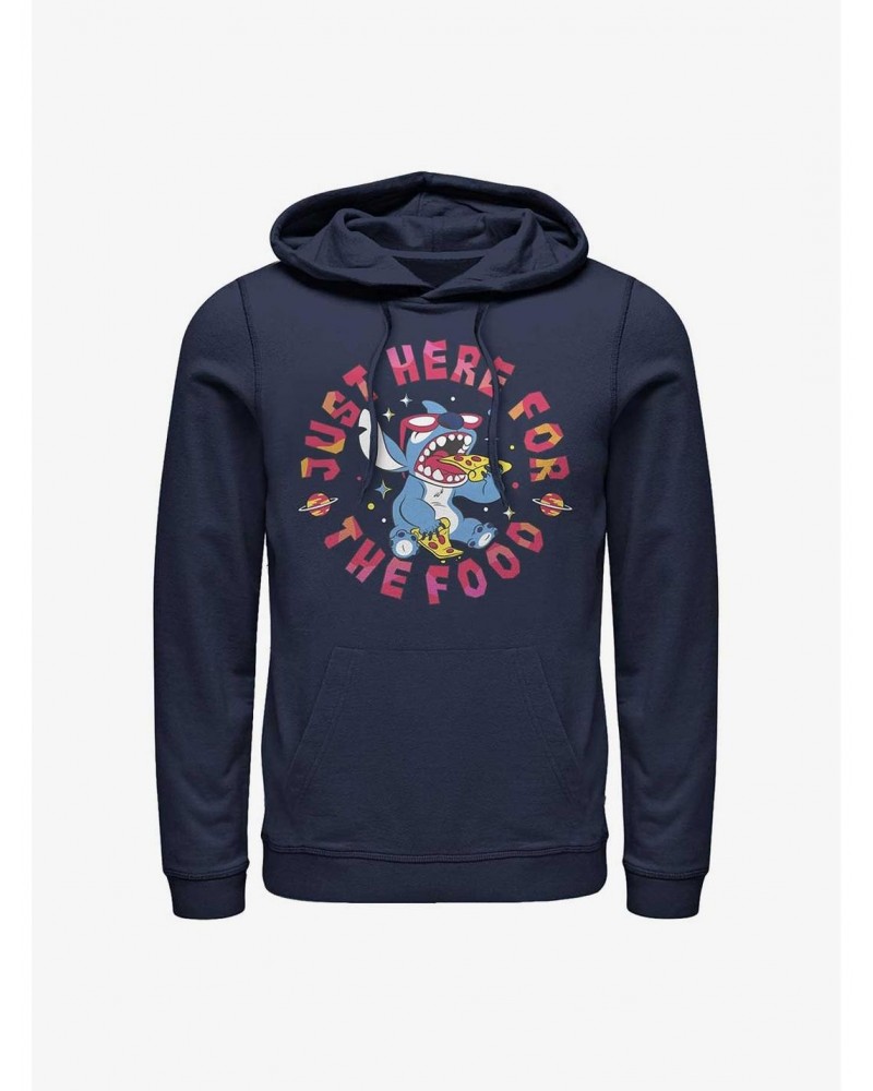 Disney Lilo & Stitch Just Here For The Food Hoodie $15.09 Hoodies