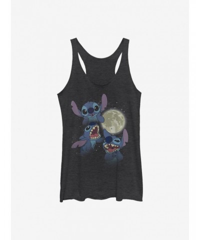 Disney Lilo & Stitch Three Stitch Moon Girls Tank $10.36 Tanks