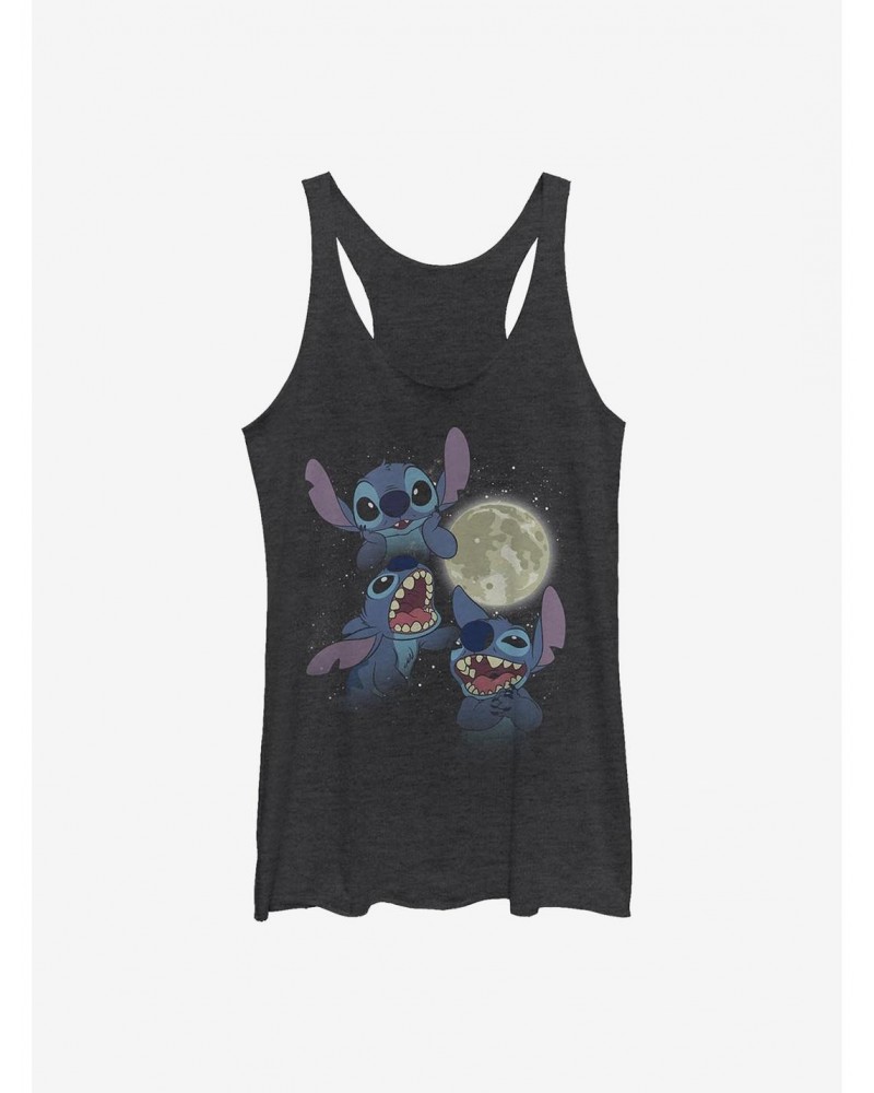 Disney Lilo & Stitch Three Stitch Moon Girls Tank $10.36 Tanks