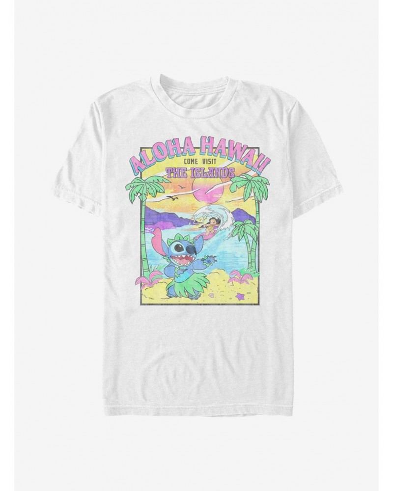 Disney Lilo & Stitch Visit The Islands T-Shirt $8.22 T-Shirts