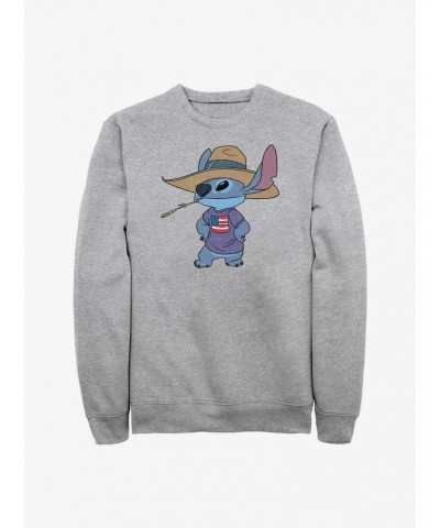 Disney Lilo & Stitch Howdy Stitch Crew Sweatshirt $10.04 Sweatshirts