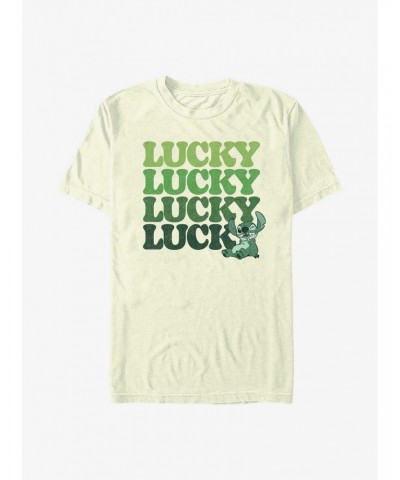 Disney Lilo & Stitch Lucky Stitch Stack T-Shirt $9.37 T-Shirts