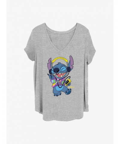 Disney Lilo & Stitch Rockin' Stitch Girls T-Shirt Plus Size $11.33 T-Shirts