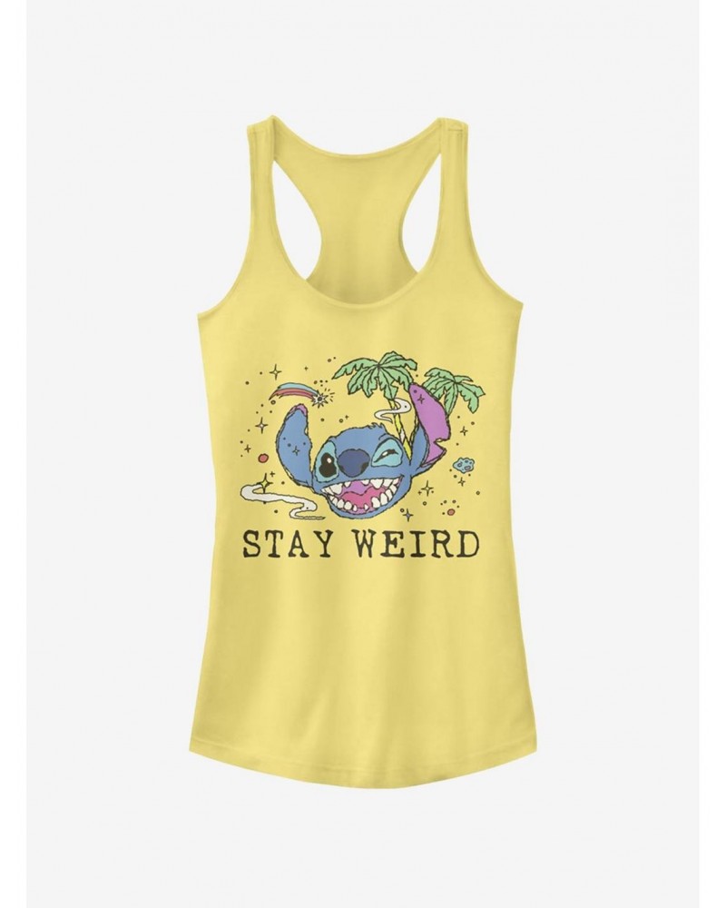 Disney Lilo & Stitch Trippy Stitch Girls Tank $9.96 Tanks