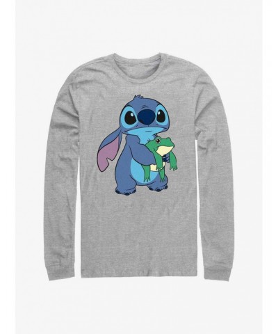 Disney Lilo & Stitch Froggie Long Sleeve T-Shirt $11.32 T-Shirts