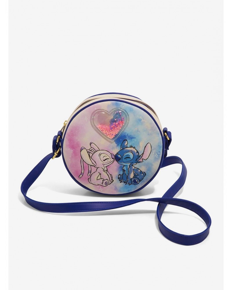 Her Universe Disney Lilo & Stitch Confetti Heart Crossbody Bag $13.16 Bags