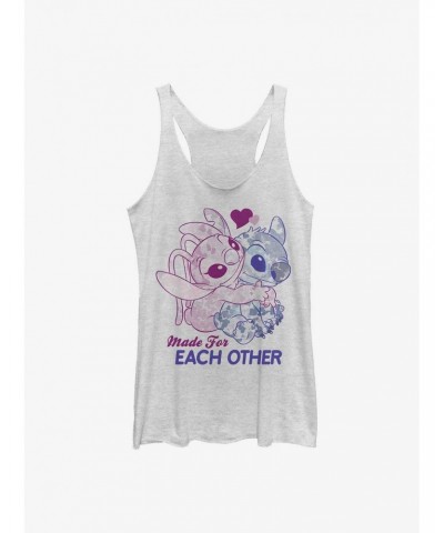 Disney Lilo & Stitch Made For Eachother Girls Tank $7.04 Tanks