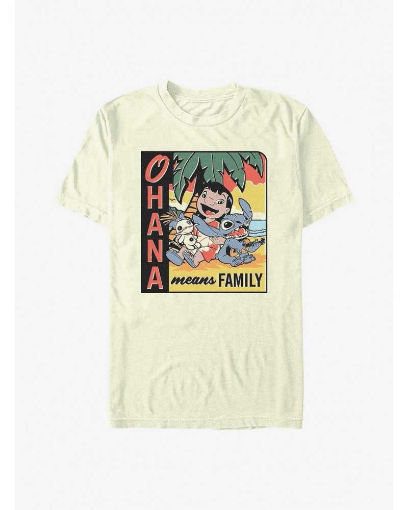 Disney Lilo & Stitch Ohana Means Family Beach T-Shirt $6.88 T-Shirts