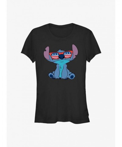 Dsny Lilo Stch Stitch Sunglasses Girls T-Shirt $6.37 T-Shirts