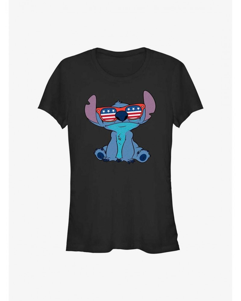 Dsny Lilo Stch Stitch Sunglasses Girls T-Shirt $6.37 T-Shirts