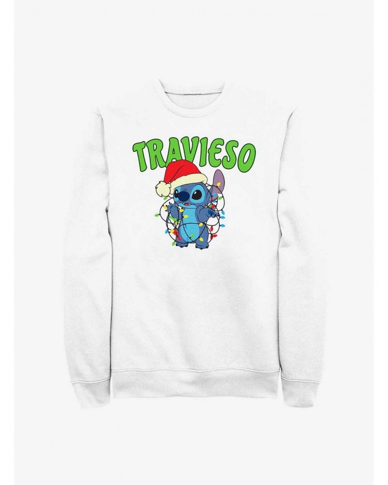 Disney Lilo & Stitch Travieso Naughty in Spanish Sweatshirt $13.87 Sweatshirts