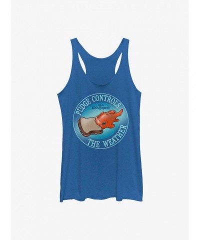 Disney Lilo & Stitch Pudge Controls The Weather Girls Tank $7.46 Tanks