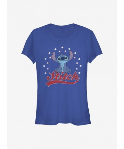 Disney Lilo & Stitch America Girls T-Shirt $8.76 T-Shirts