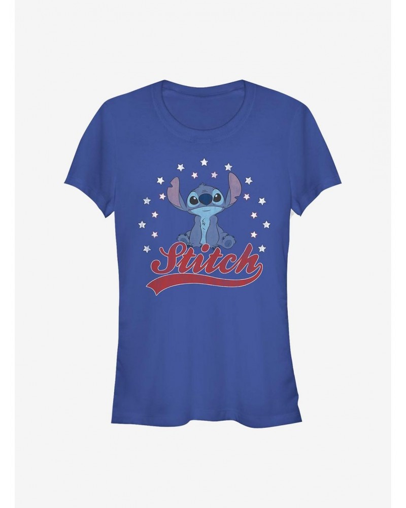 Disney Lilo & Stitch America Girls T-Shirt $8.76 T-Shirts