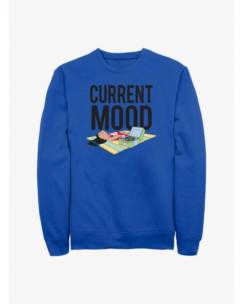 Disney Lilo & Stitch Current Mood Lilo Sweatshirt $9.74 Sweatshirts