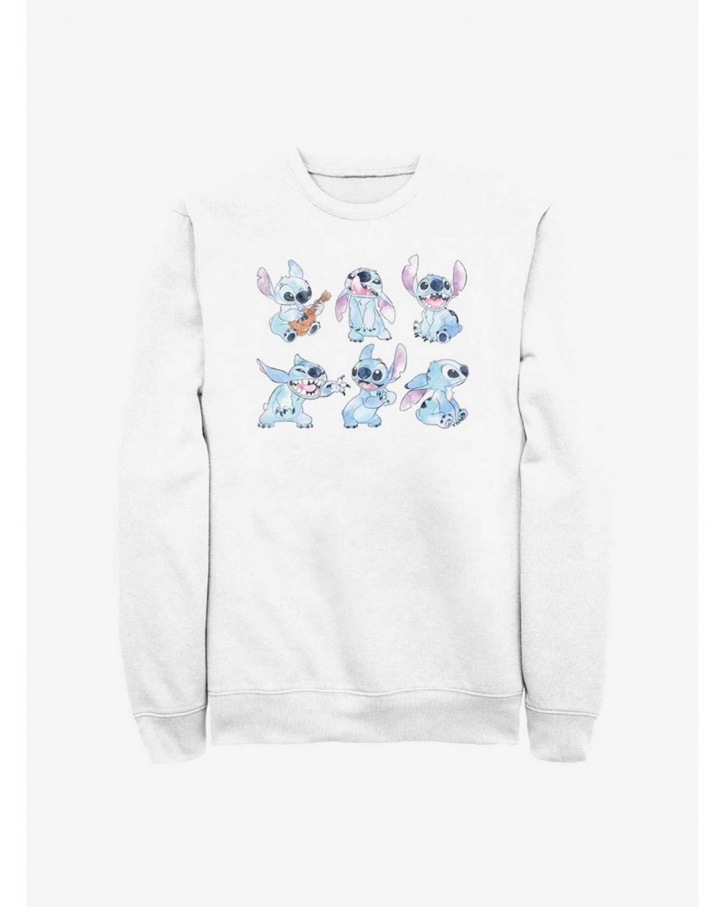 Disney Lilo & Stitch Faces Of Stitch Sweatshirt $9.15 Sweatshirts