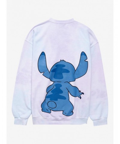 Disney Stitch Tie-Dye Girls Sweatshirt Plus Size $20.20 Sweatshirts