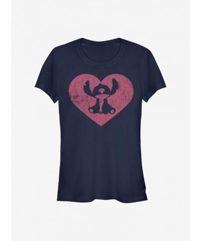 Disney Lilo & Stitch Heart Girls T-Shirt $6.77 T-Shirts