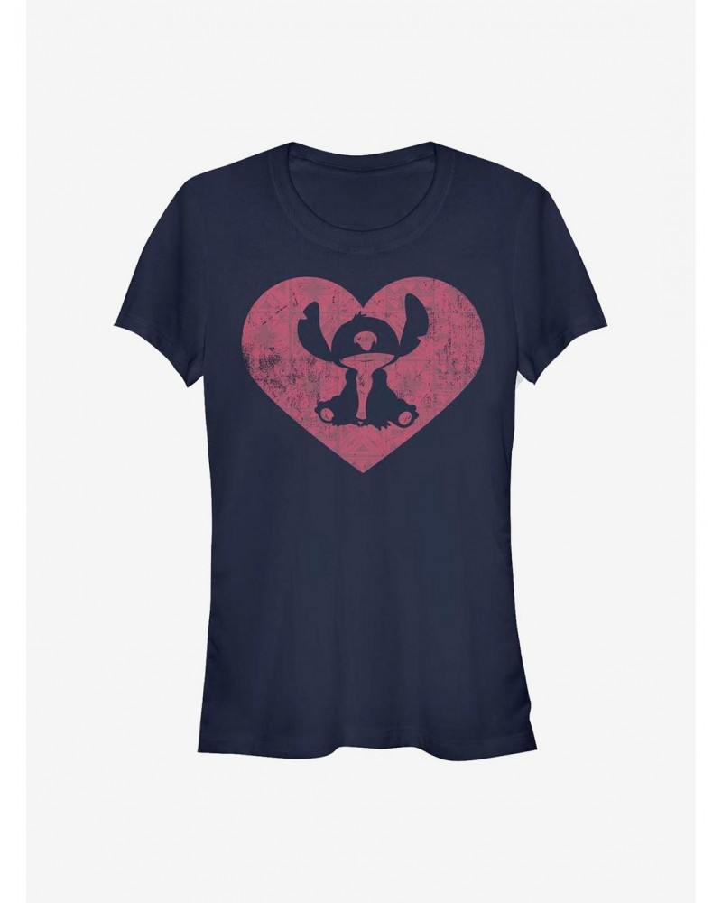 Disney Lilo & Stitch Heart Girls T-Shirt $6.77 T-Shirts